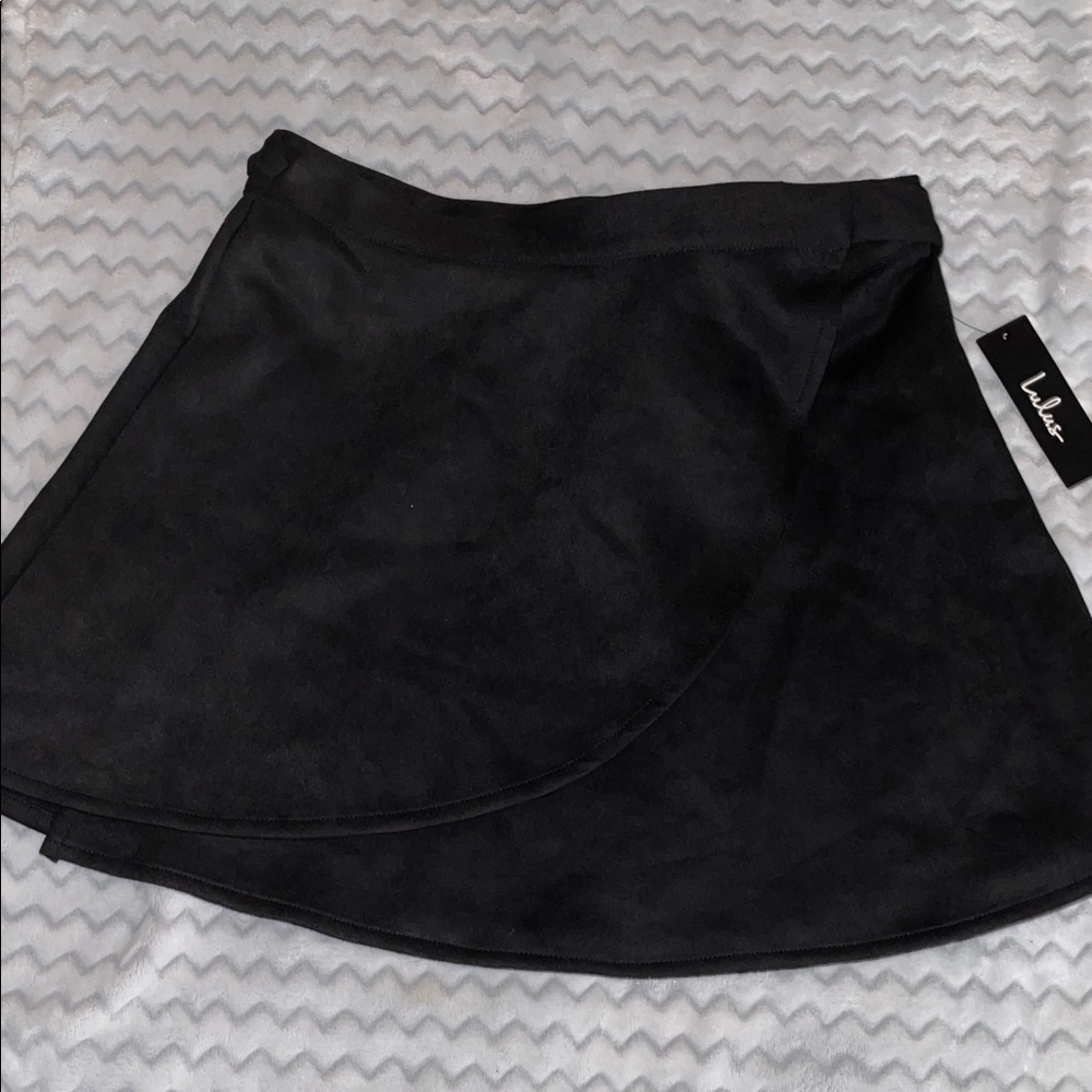 Lulu's skater wrap Black Skirt